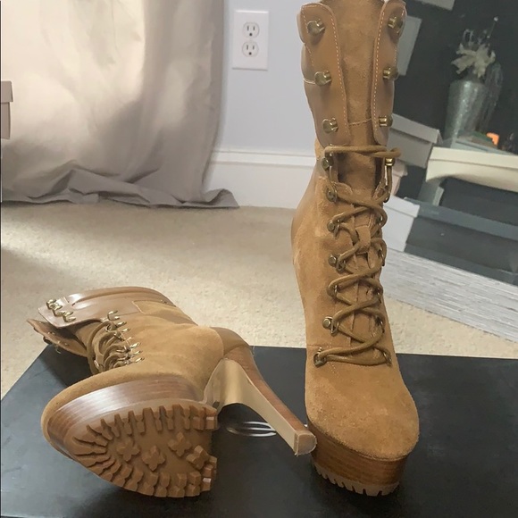 Bebe Tan Evie Mid Bootie - Picture 3 of 3